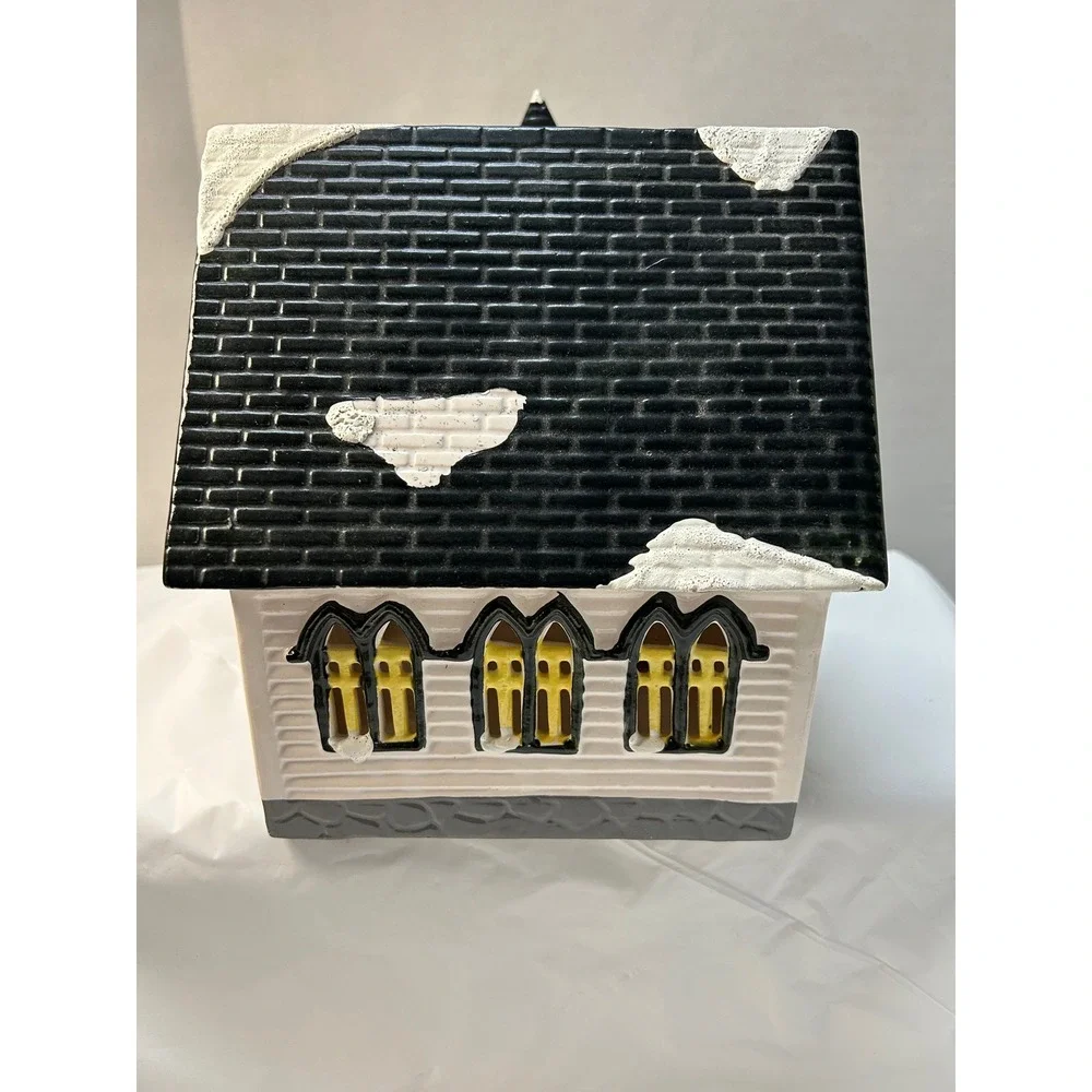 Dept 56 Church of the Open Door Snow Village 1987 Vintage Christmas 5064-4